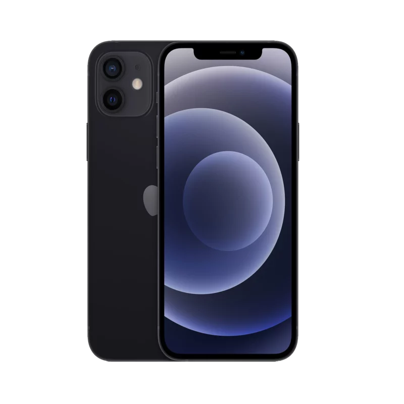 Apple iPhone 12, (Reconditionné) 64 Go, A14 Bionic Noir – Image 3