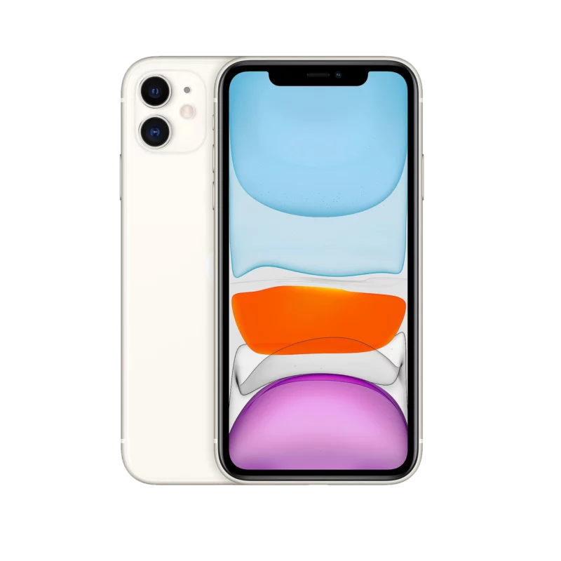 Apple iPhone 11 - 64 Go, A13 Blanc – Image 3
