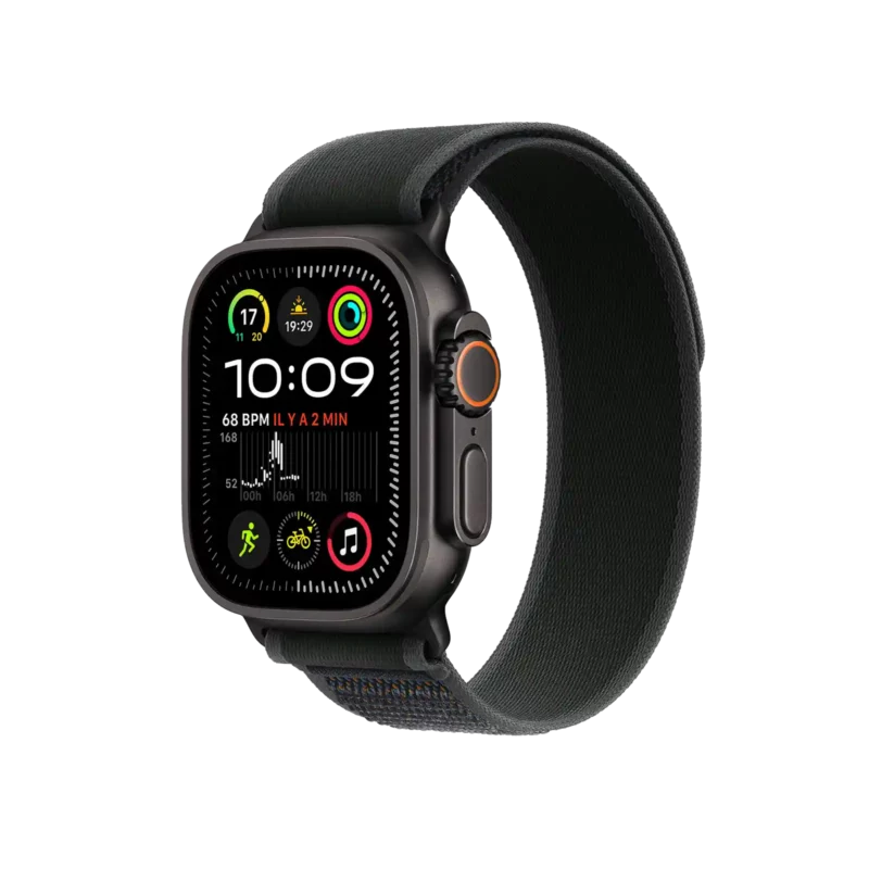 Apple Watch Ultra 2, Bracelet Trail Noir