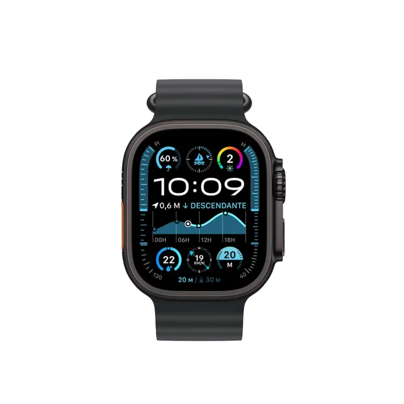Apple Watch Ultra 2, Bracelet Océan Noir – Image 3